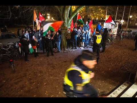 Billström blir utbuad i Lund, 2023-12-14