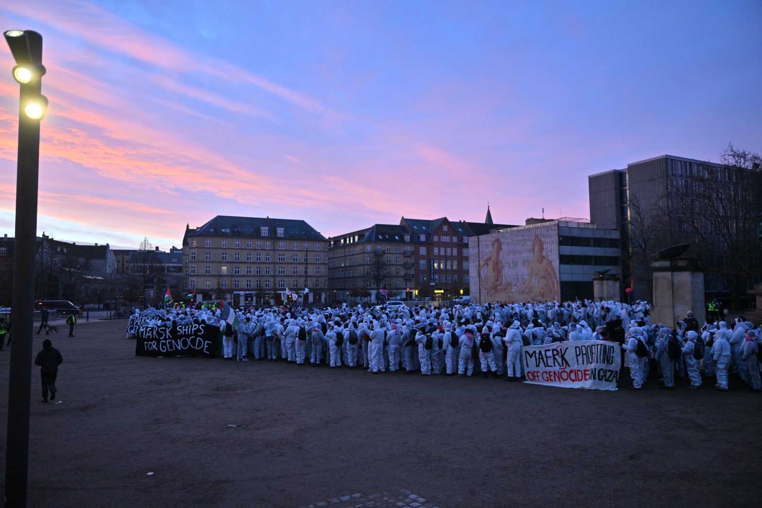 Cut Ties with Genocide: Occupation of Maersk’s Office in Copenhagen, 2025-02-24