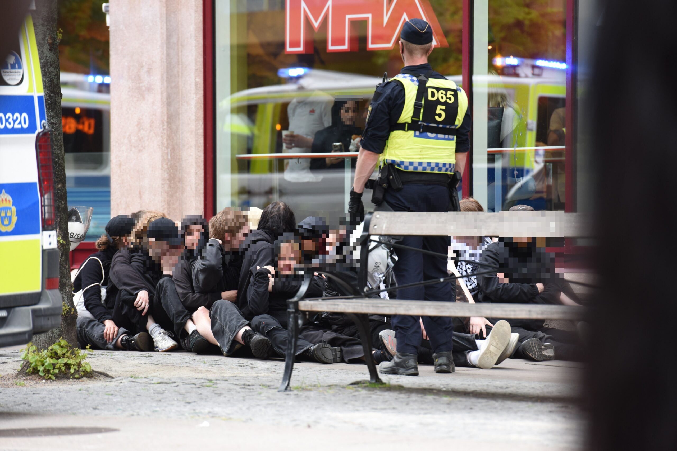 antiNATO-protest i Helsingborg, 2026-05-22
